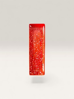 Petit plateau rouge